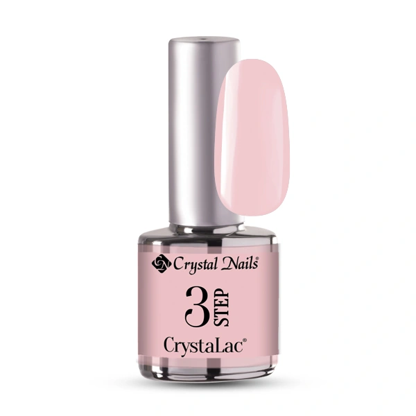 CRYSTAL NAILS 3 STEP CRYSTALAC - 3S186 (4ML) RÓZSAKRISTÁLY főképe